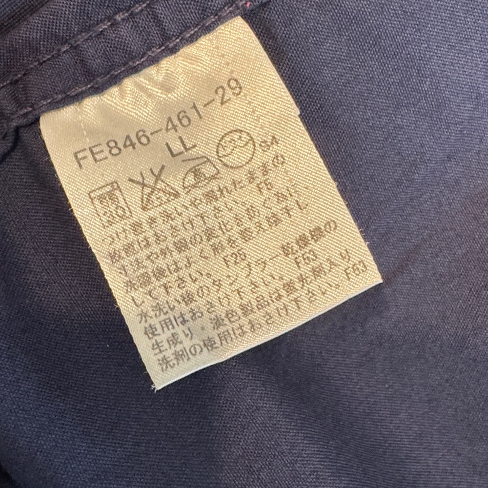 Burberry London Blue Label Men's Navy Blue Short Sleeve Shirt Size: LL  Japan - Picture 13 of 13